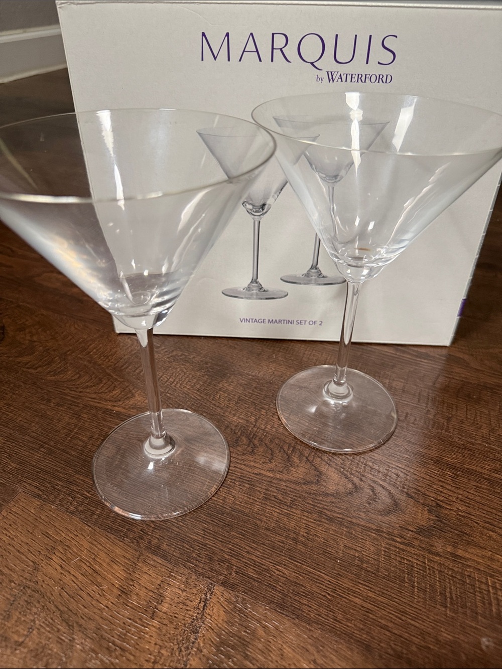 Marquis by Waterford Vintage Martini Glasses | Large | Set of 2